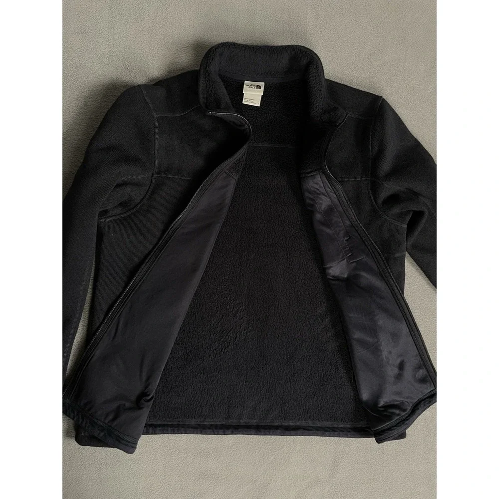 The North Face Fleece Large Gordon Lyons Full Zip Sweater Fleece Mens Black